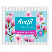 AMFA Ватные палочки 100шт пакет